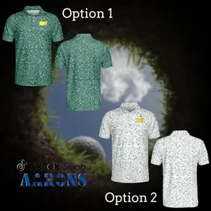 Masters Green Golf Polo Shirt, Vintage Augusta Aesthetic, Lightweight Athletic Polo, Golf Tournament Outfit