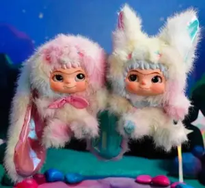 Wakuku-Fox&Bunny,Trick Or Treat Series Plush Blind Box