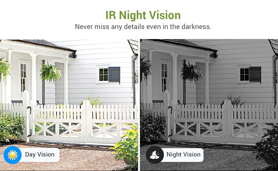 1080P Wireless Video Doorbell Camera, Outdoor Surveillance Cameras, FHD Live View, Cloud Storage, AI Human Detection, Instant Alert, Night Vision, Two Way Audio, 2.4G WiFi Only