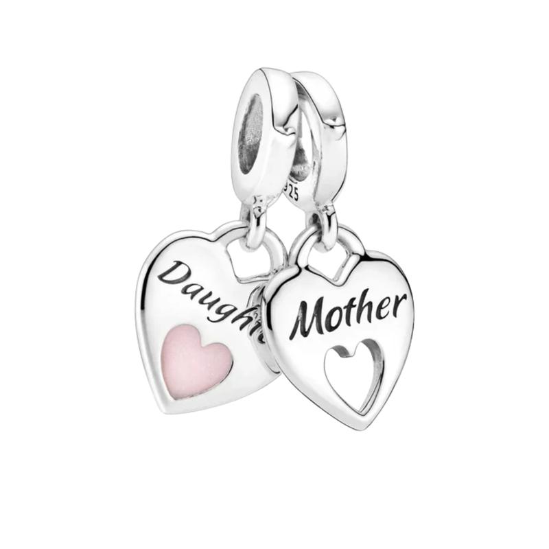 Boy & Girl Mother Theme Charms – 925 Sterling Silver Charms for Bracelets