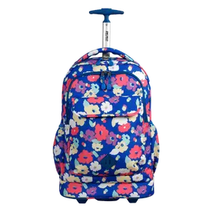 Sweep Rolling Backpack (18 Inch) in Petals - Final Sale