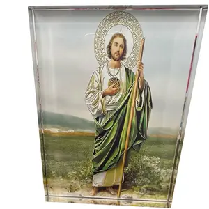 San Judas Crystal Collection - Decorative Crystal Design for Religious Use