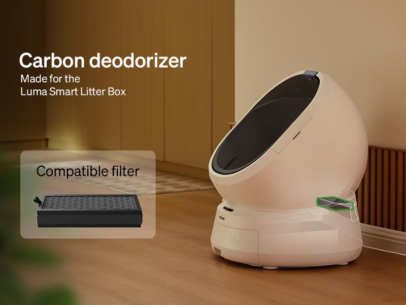 PETLIBRO Luma Essentials Waste Drawer Liners Carbon Deodorizer Litter Mat Trapping Mat for Pet Care