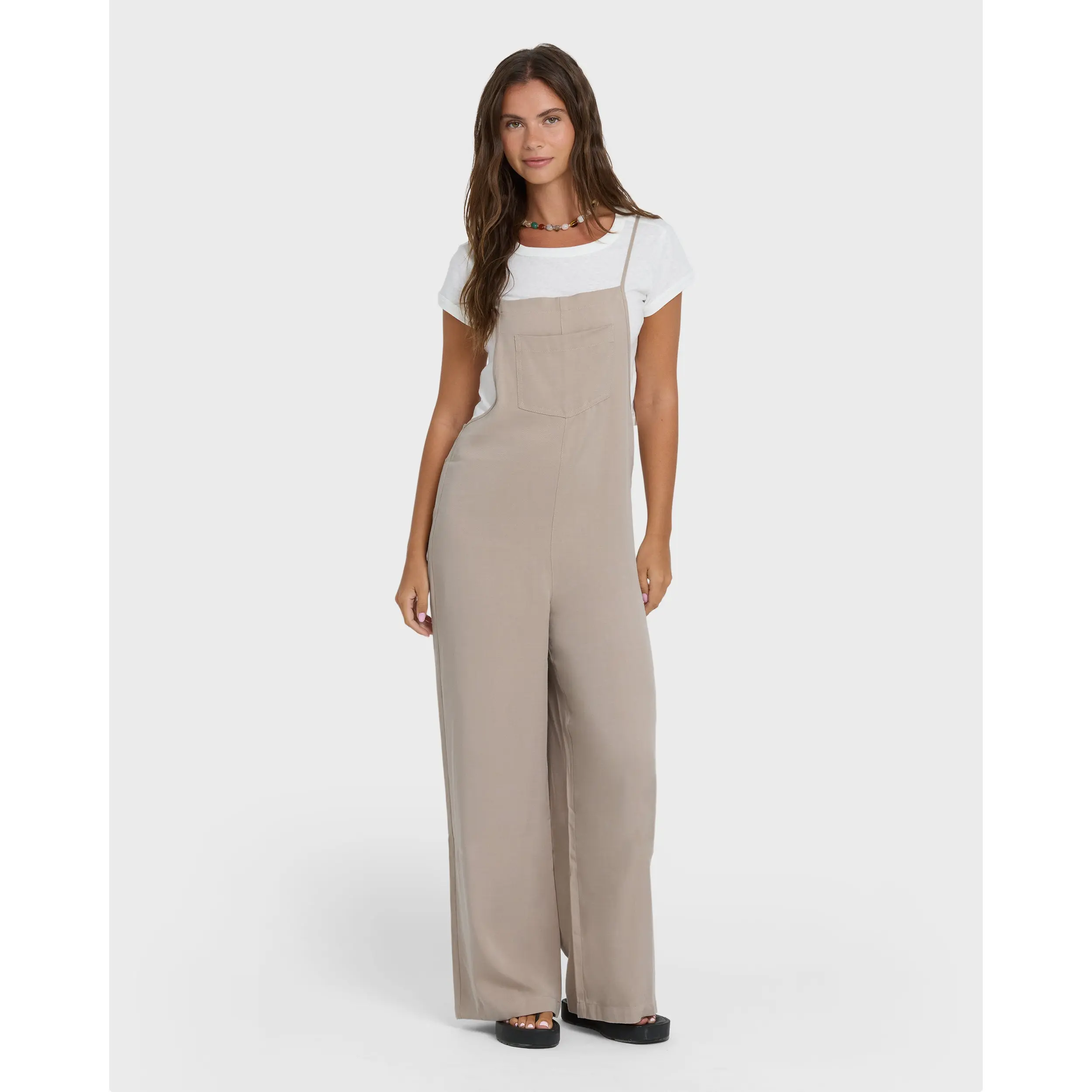 Best Ever Jumpsuit - Cobblestone