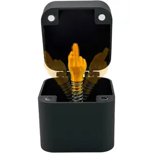 Middle Finger in a Box Just for You, Pop up Prank Box with Finger, Surprise Gift Gag, Flip Off Finger Jack in The Boxs Portable