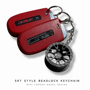 RVP Forged Hellcat-Style Beadlock Rim Keychain – SRT Inspired Mini Wheel