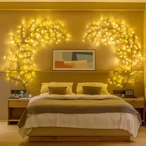 96LED Branch Light, USB Powered DIY Holiday Tree Vine Light, Creative LED String Light, LED Light Strips for Room Desktop Wall Decoration, LED Lights Bedroom, Personalized, Bright Led