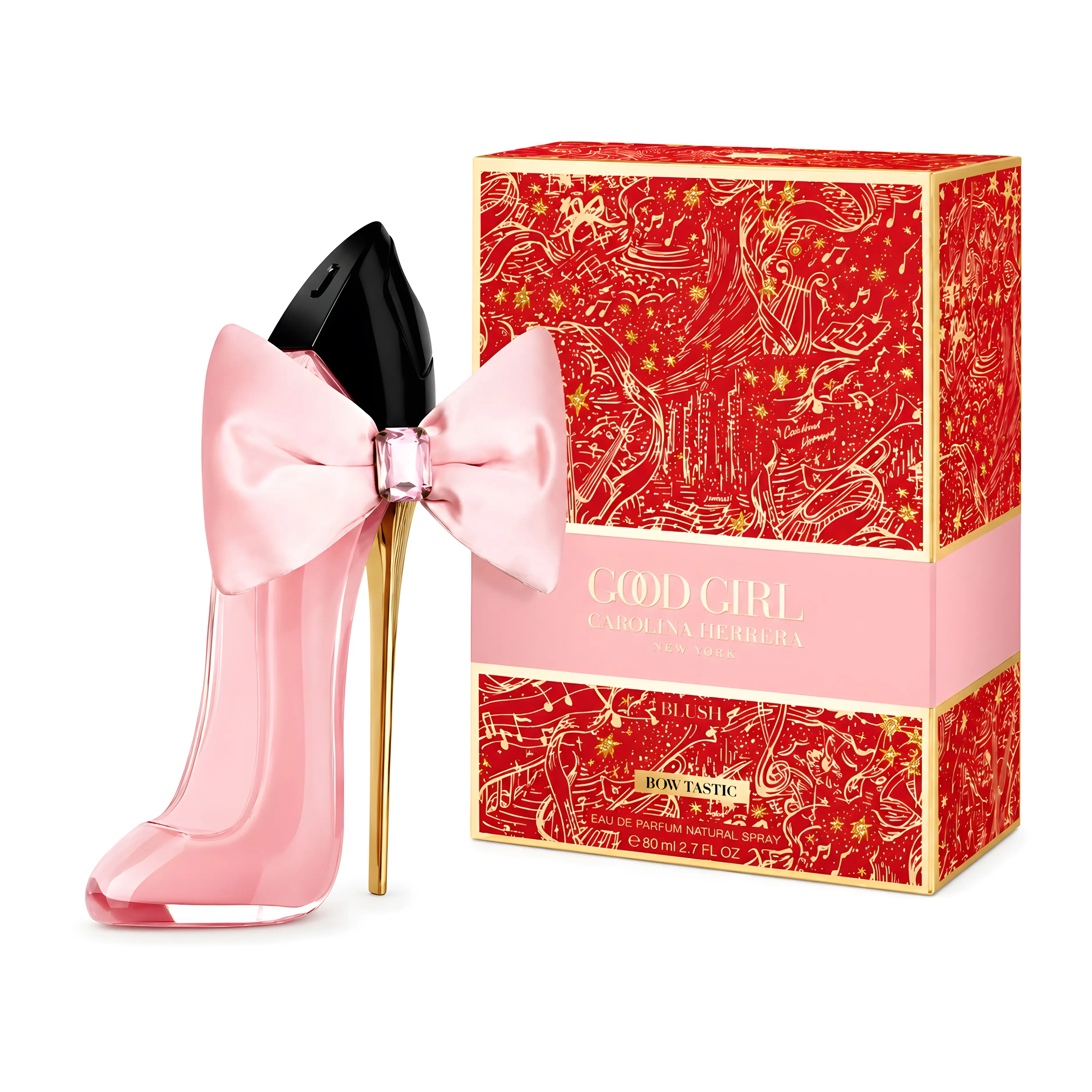 Carolina Herrera Good Girl Blush Bowtastic For Women's 2.7 Oz, Ambery Floral Fruity