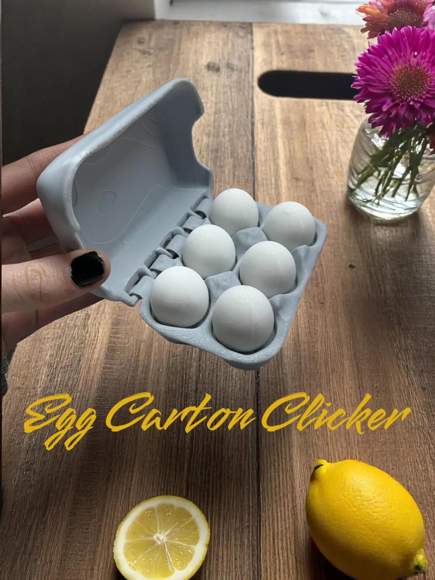 Egg Carton clicker| NOISY fidget | Customizable | Veteran Family made Stress Relief Fidgeting Squishy Maker