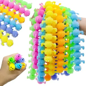 12 Pack Stretchy Fidget Toy,Stretchy String Fidgets Sensory Toys,Colorful Stretchy Strings Fidget Toy for Children's Day Gift,Kids,Adults Stress Relief Anti AnxietyNWFG