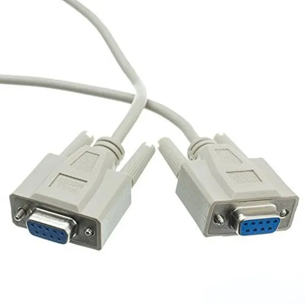 Null Modem Cable DB9 Female UL rated 8 Conductor 25 foot