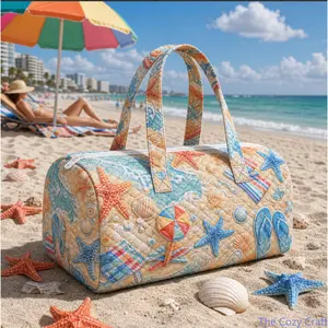 3D Printed Starfish Beach Duffel Bag | Multi‑Functional Gym Sports Tote Bag, Lightweight Portable Short Trip Handbag, Spacious Carryall for Coastal Vacation Weekend Getaway Outdoor Travel Daily Fitness outdoorfun