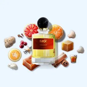 Farje Perfumes – Paris Dream Extrait De Parfum Unisex 100ml – Finest Niche Quality Ingredients – Citrus Gourmand Fragrance with Blood Orange, Caramel, Vanilla and Warm Spices – Rich, Smooth and Long Lasting
