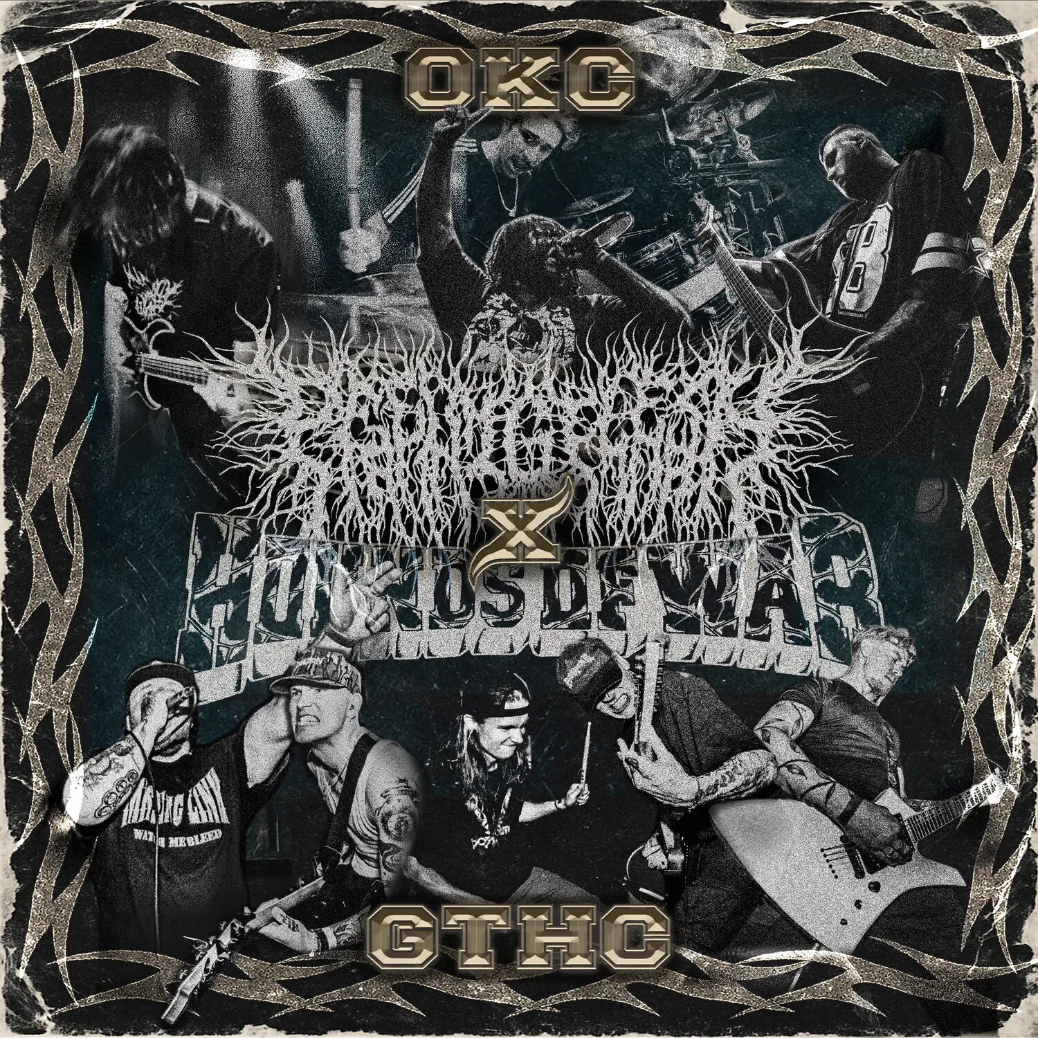 Peelingflesh - Okc X Gthc Split  [COMPACT DISC - CD] Explicit
