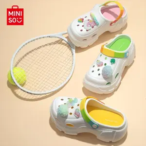 Care Bears Collection Pom-Pom Thick Sole Fashion Clogs, Trendy Summer Hole Shoes with Cute Bear Design, Comfortable and Stylish Footwear for Women Girl Casual Colorful Soft Waterproof Slippers Fashionable Slippers