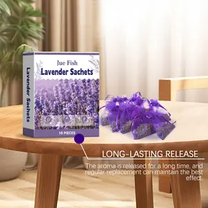 Lavender Sachets — Fresh Air Scent, Long-Lasting Aroma for Relaxation and Stress Relief; Convenient Home Sachets