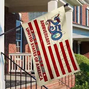 USA 250th Anniversary Flag  July 4th 1776–2026 | Patriotic American Outdoor Banner