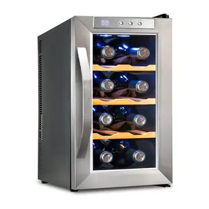 Ivation 8-Bottle Thermoelectric Stainless Steel Wine Cooler