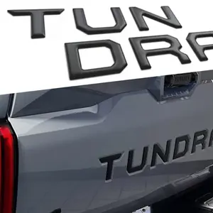 Tailgate Insert Letters for 2022-2025 Tundra Model Emblem Decal Decoration,Black