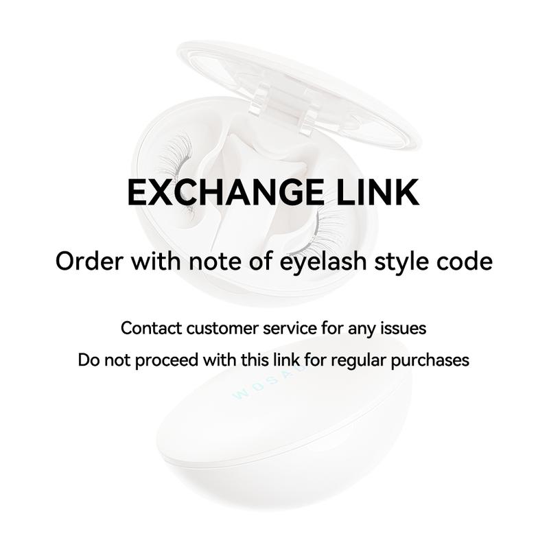 EXCHANGE LINK order with note of eyelash style code