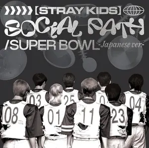 Stray Kids – Social Path (feat. LiSA) / Super Bowl -Japanese ver.- [Standard Ver] | Japan 1st EP Official K-Pop CD + Random Photocard (1 of 8, C Ver.) | Social Path / Super Bowl (JP Ver.) / Butterflies