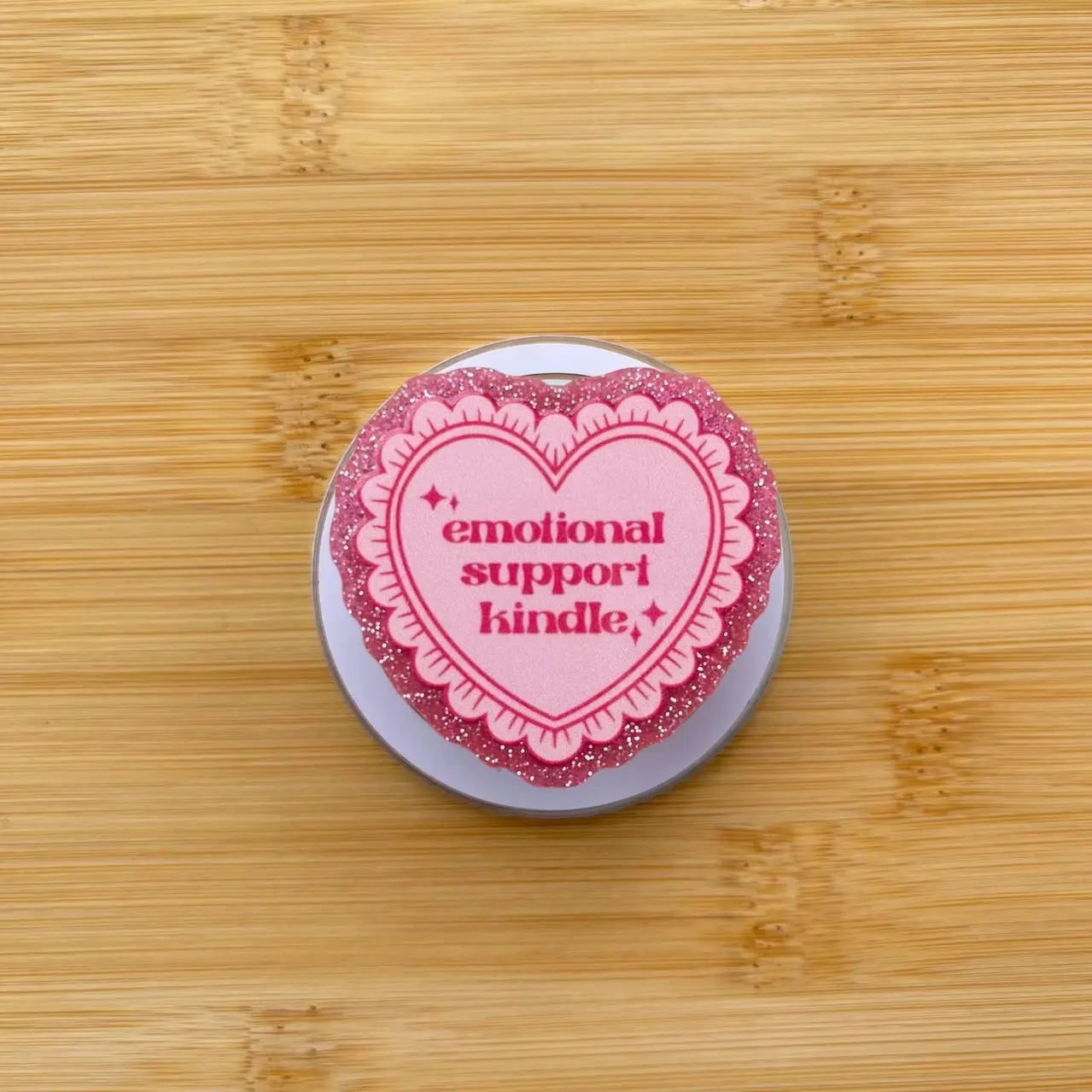 Emotional Support Kindle Magnetic Grip | Kindle & Phone Holder, Compatible With MagSafe Devices