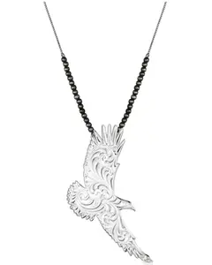 Montana Silversmiths Unisex Soaring Eagle Necklace - Amnc6176