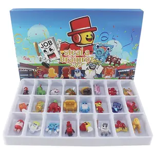24-Piece Gift Box Brain Corrupt Figure Collection, Virtual Monster Game Peripheral Model Decorations, Perfect Kids' Toy & Gift Idea Toyset