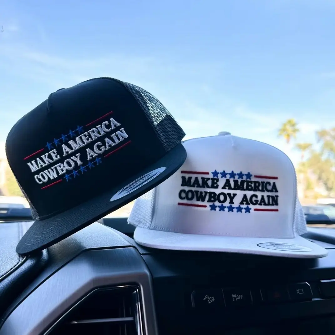 Make America cowboy again trucker hat - SnapBack trucker cap Make America cowboy again trucker hat - SnapBack trucker cap