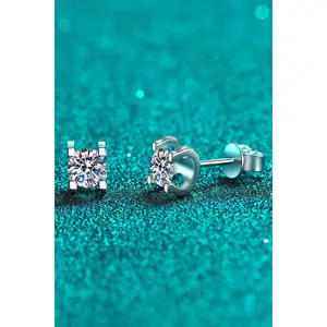 Limitless Love 1 Carat Moissanite Stud Earrings