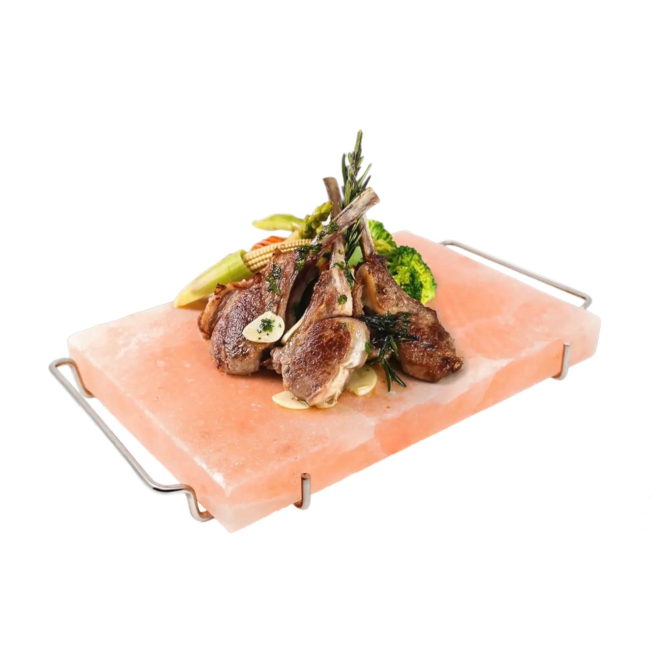 Himalayan Salt Culinary Block - Stainless Steel
