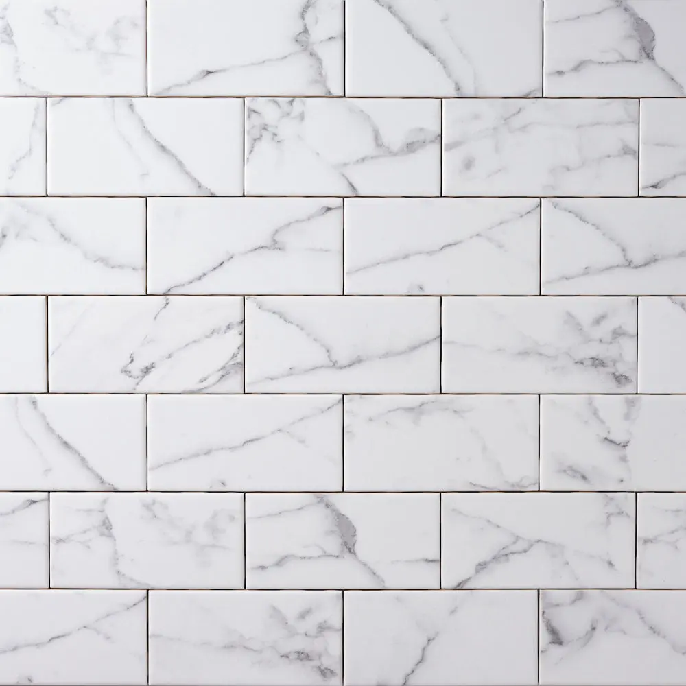 Milano Statuary White 3x6 Ceramic Tile