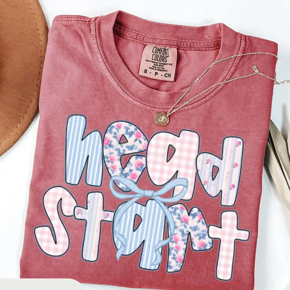 Comfort Color Head Start Shirt, Head Start Teacher Gift, Back To School Top, School Matching Outfit