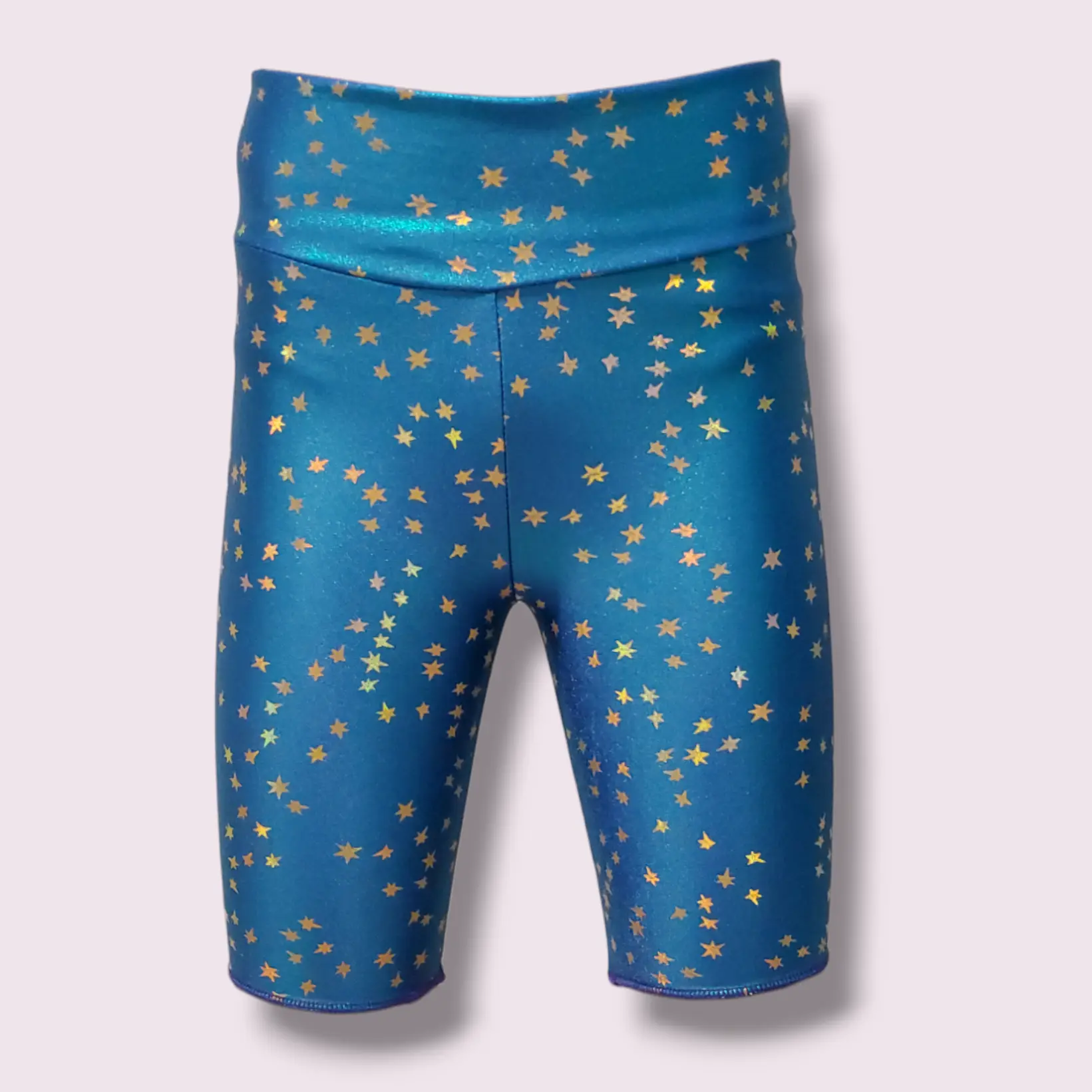 Bright Basix Stardust Leggings: Metallic Spandex Women's Fitted Bottoms, All Sizes & Lengths