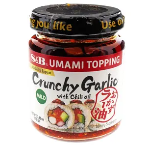 S&B Chili Oil with Crunchy Garlic, 3.88 Fl Ounce