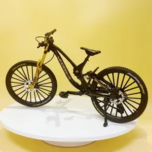 1pc Realistic Bicycle Model Decor Statue, Stylish Bike Collectible for Home Kitchen, Modern Home Decoration, Unique Indoor Decoration & Gift Idea