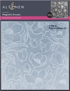 Magnolia Dreams 3D Embossing Folder