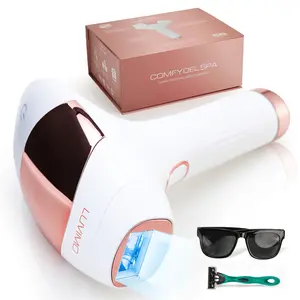 COMFYDEL SPA Advanced IPL Laser Hair Removal System for Permanent Hair Reduction,  Adjustable Intensity for Custom Treatments, Safe for All Skin Types