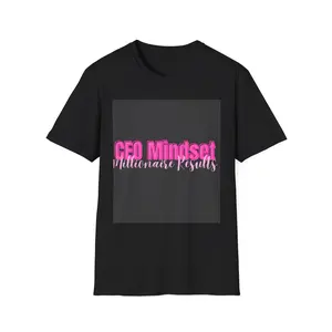 CEO Mindset Unisex Softstyle T-Shirt - Motivational Tee for Entrepreneurs, Business Gift, Inspirational Apparel, Startup Culture, Cotton Fabric