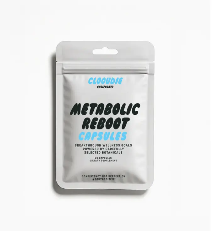 Clooudie California｜Metabolic Reboot Capsules｜Support Metabolism, Green Tea Extract, Vegan, 30 Capsules