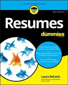 USED-Resumes for Dummies by DeCarlo, Laura (Paperback)