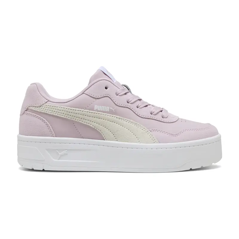 PUMA Womens Court Lally Skye Lace Up Sneakers Shoes Casual - Pink