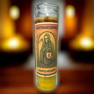 Santa Muerte Destrancadera - Uncrossing Candle for ritual and spiritual purposes