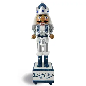 Snow Fantasy Music Box Nutcracker