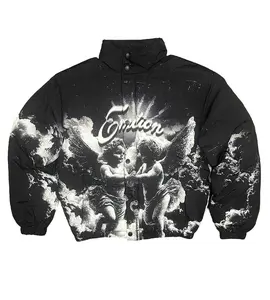 Mixed Emotions Cloud Puffer Jacket Black