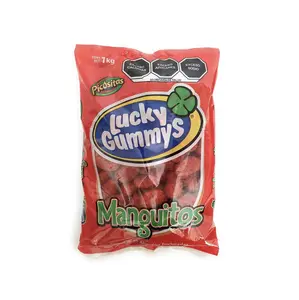 Manguitos Picositos Lucky Gummys Starch Mango Flavor Gummies With Chili 2.2lb
