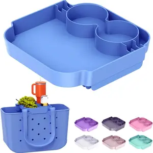 Beach bag tray accessories, suitable for beach bags and simple modern large beach bags, women's beach bag storage table, storage tray designed for beach bags, multi-functional beach bag storage tray.