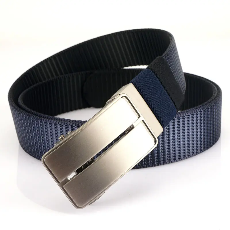 Silver Buckle   Black/Royal Blue