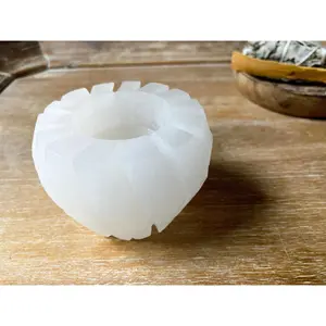 Selenite Vase Candle Holder