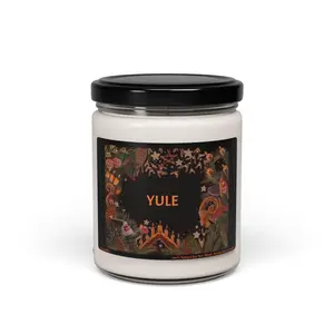 Yule Candle Gift - Scented Soy Candle 9oz - Winter Solstice Candle - Decor, Freshener